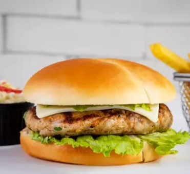 This picture is classic chiken burger